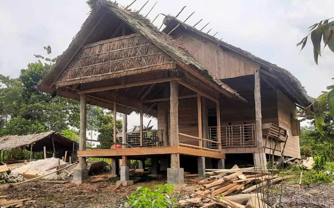 The Mentawai Cultural Arts & Education Centre takes shape well beyond expectations!